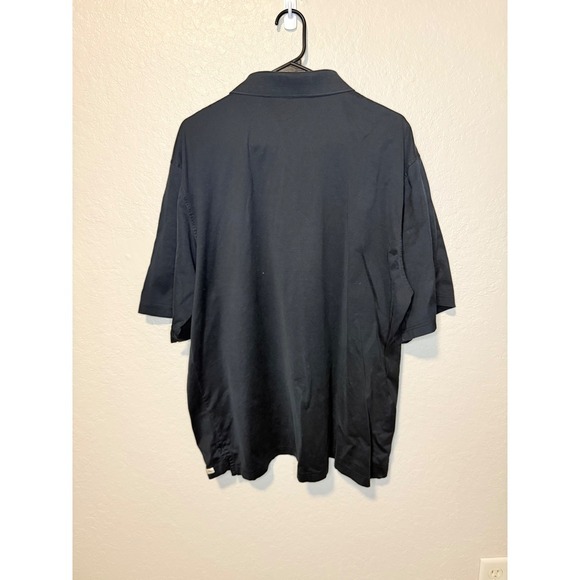 Peter Millar Mens XL Black Polo Shirt Short Sleeve Cotton Casual - Picture 4 of 4